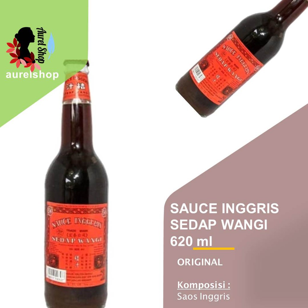 

SEDAP WANGI Saus Inggris Sauce Inggeris kemasan Botol 620 ml