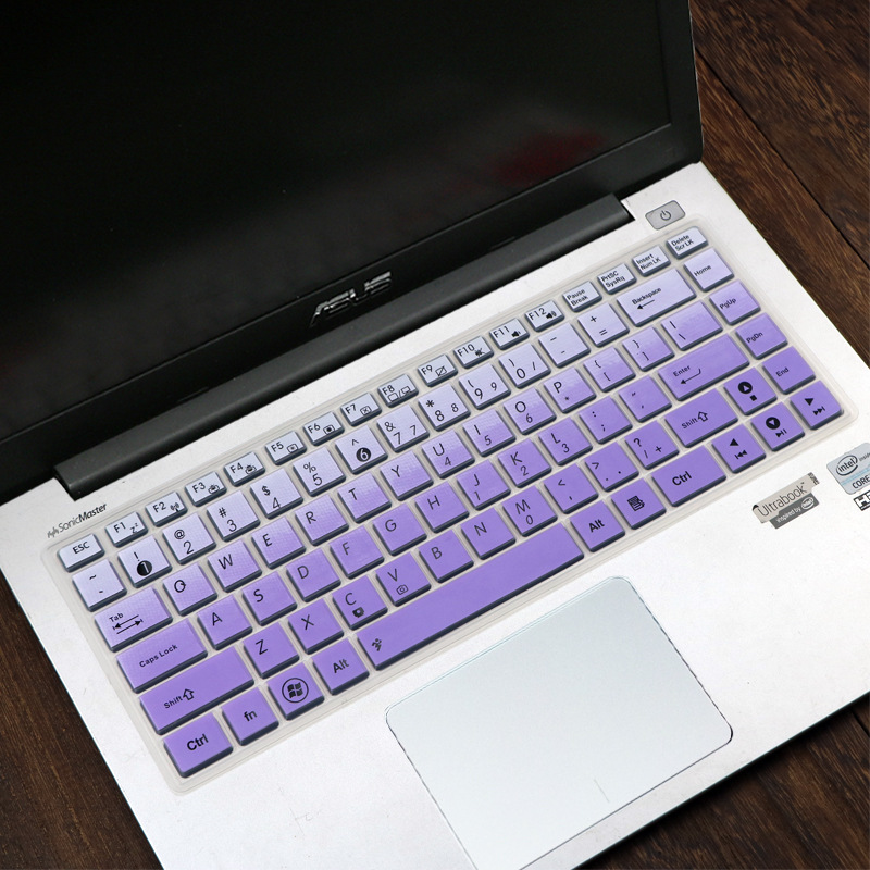 Cover Pelindung Keyboard Laptop Bahan Silikon Ultra Tipis Untuk Asus A40J A43S A43E A450 14 Inci