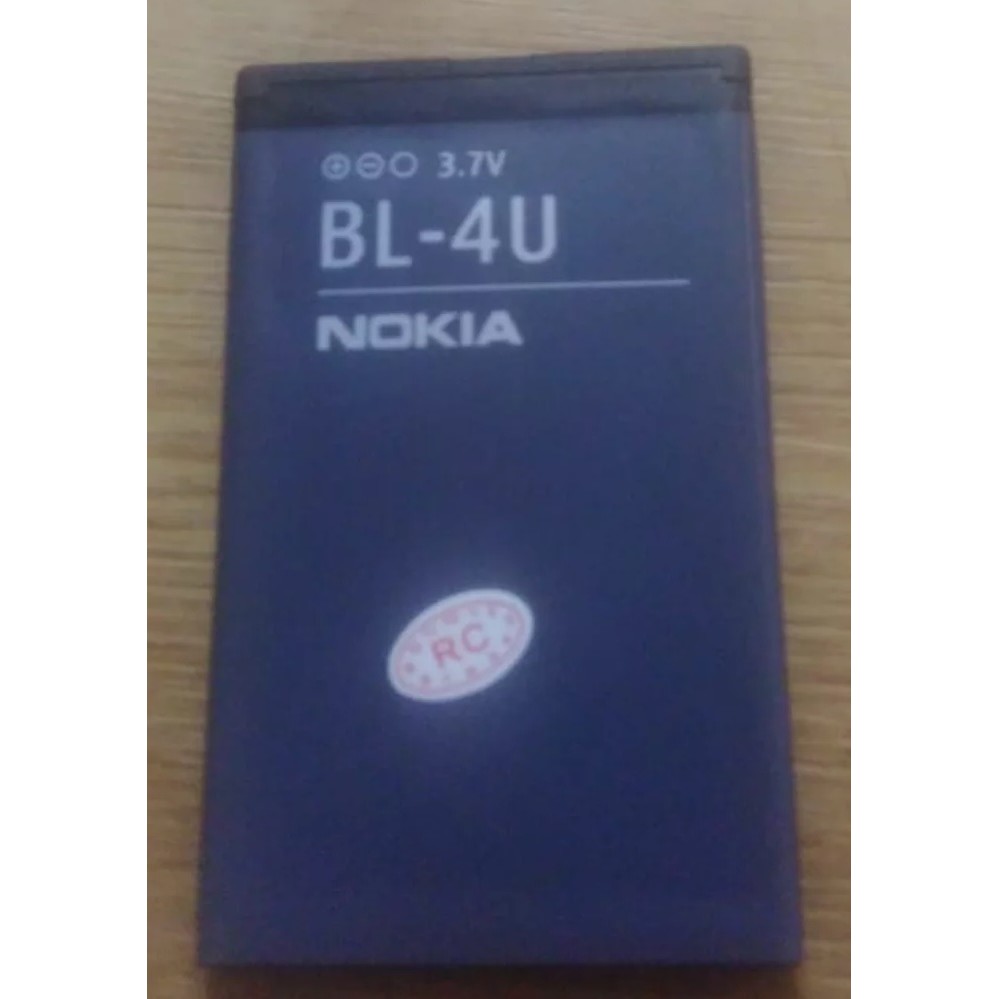 Baterai Nokia BL-4U For Nokia 2680 Slide 3600 Slide 6208C 7160 Supernova 1000Mah Full Original