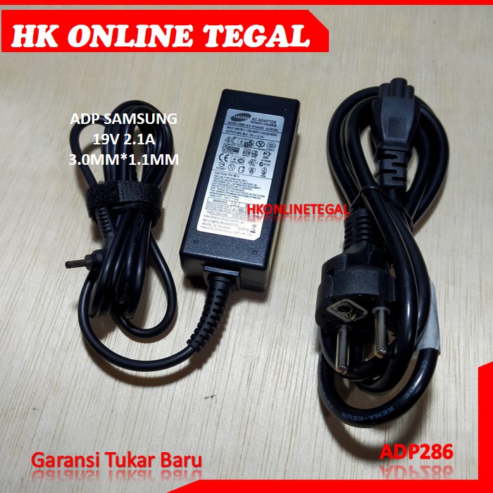 Charger Laptop Samsung Ultrabook NP900X3C NP900X3D 19V–2.1A 3.0mm Small