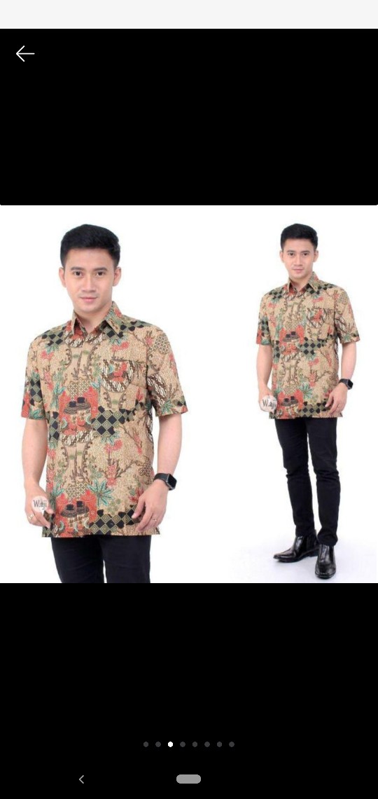 Batik Couple Keluarga Sania Ruffle Ori Ndoro Jowi Batik Pekalongan