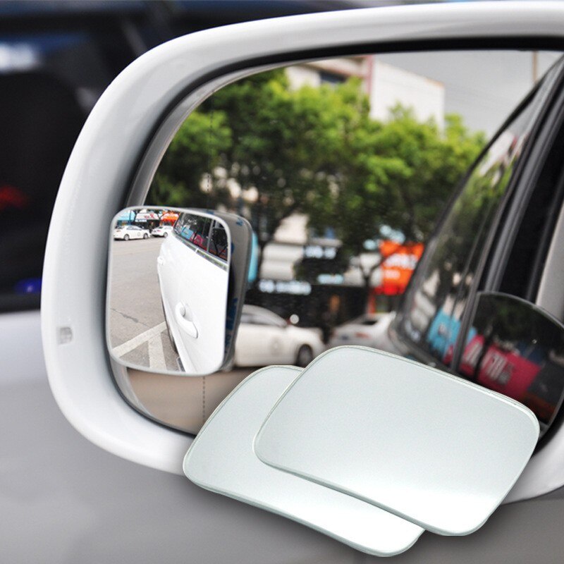 Car Mirror Blind Spot Auxiliary Mirror,Rear View Convex Wide Angle Parking Reversing Rearview Rimless Mirrors