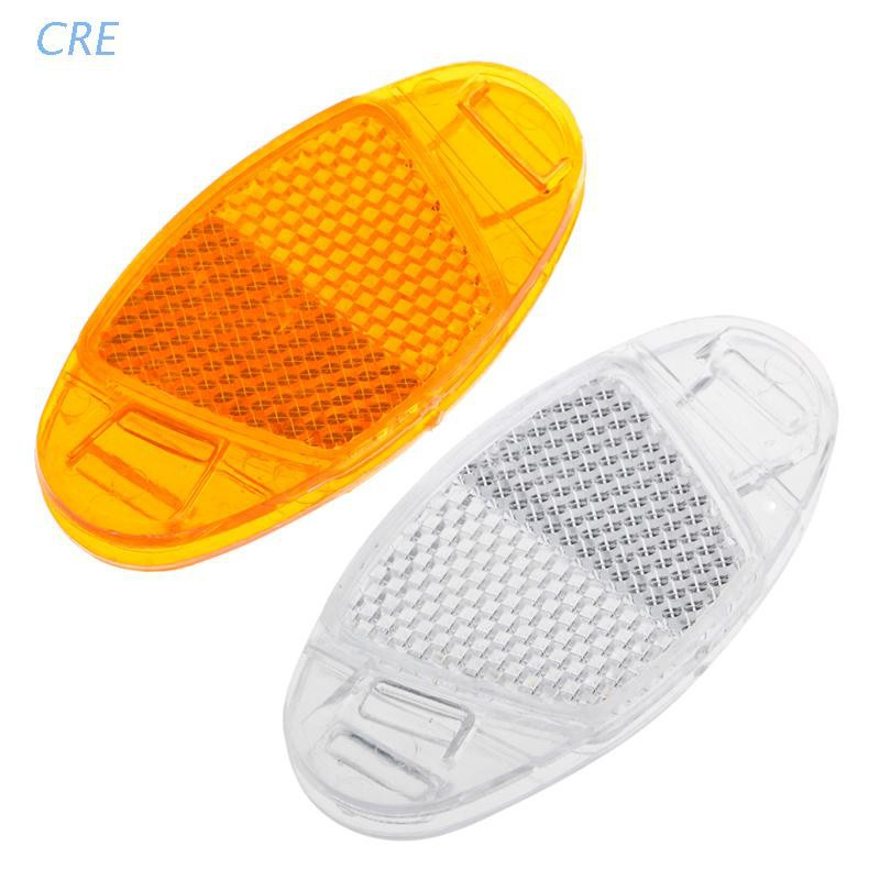 CRE  1Pc Bicycle Bike Spoke Reflector Safety Warning Light Wheel Rim Reflective Mount