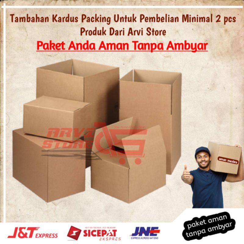 Packing Kardus Tambahan Untuk Pembelian 2/3/4/5/ Dan Seterusnya