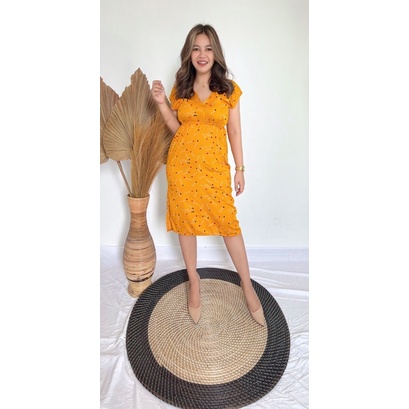 Daster Dress Manohara Bali-MN - MATCH MUSTARD