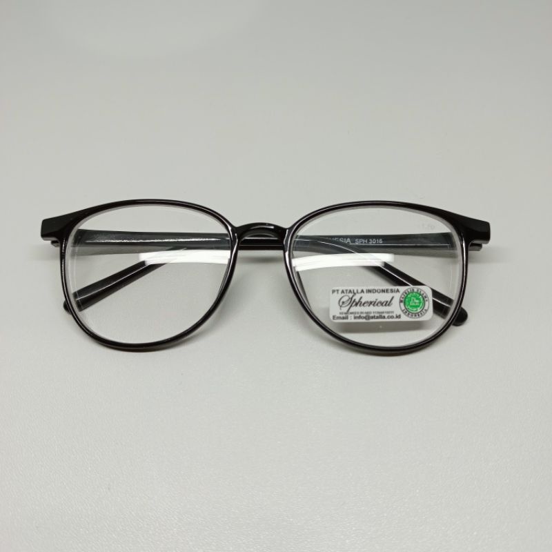 KACAMATA MINUS Pria Wanita / Kaca Mata Rabun Jauh Frame OVAL SPORTY (TERLARIS OPTIK)