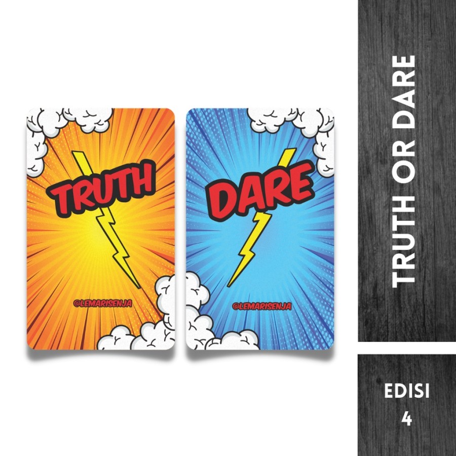 MOMBABY1 Kartu truth and dare edisi keempat / mainan seru truth or dare 4