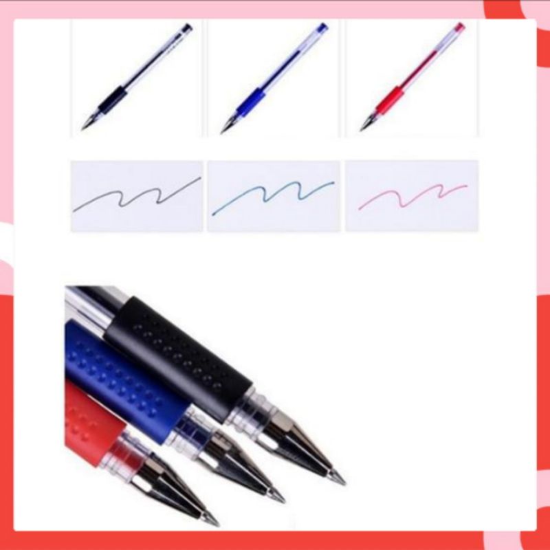 

New STASIONARY PULPEN Bulpen Bolpoint Pena Gel 0.5 mm Alat Tulis Warna Wani