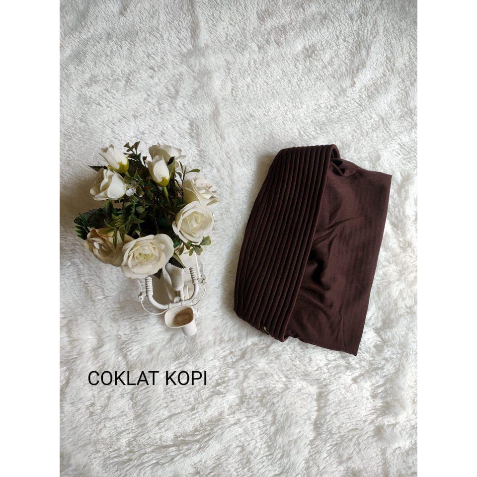 JILBAB BERGO PINGUIN/HIJAB BERGO SPORT JERSY/KERUDUNG KHIMAR PET JERSY/BERGO PINGUIN-Coklat Kopi