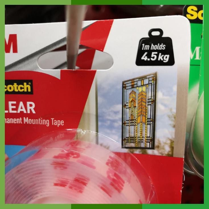 

Scotch Clear Mounting Tape 3M 4010C 21Mm X 2M Double Tape