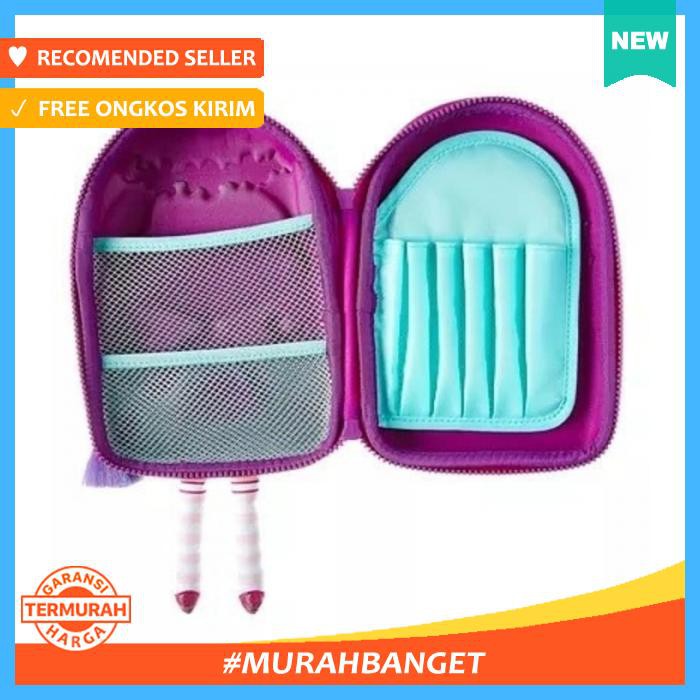 

Tempat Pensil - Smiggle Dolly Squad Hardtop Pencil Case Purple - Alat Tulis