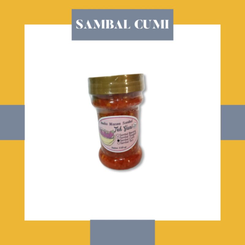 

110gram Sambal Baby Cumi / Sambal Cumi