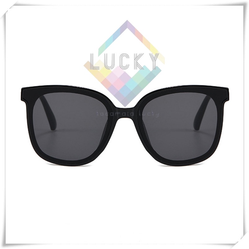 LUCKY Kacamata Hitam Korean Fashion  Wanita/Pria Sunglassess unisex