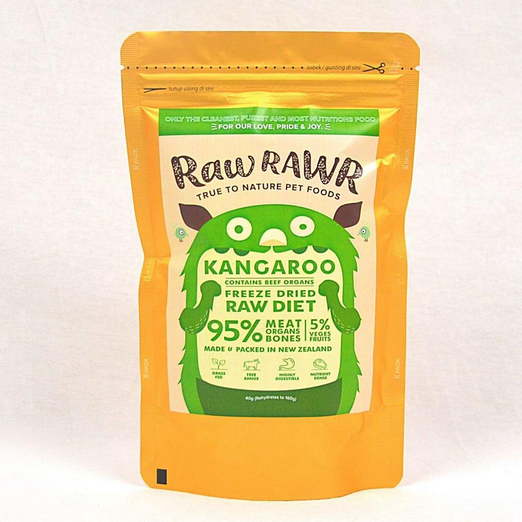 RAWRAWR Snack Anjing Troopers Kangaroo 40g