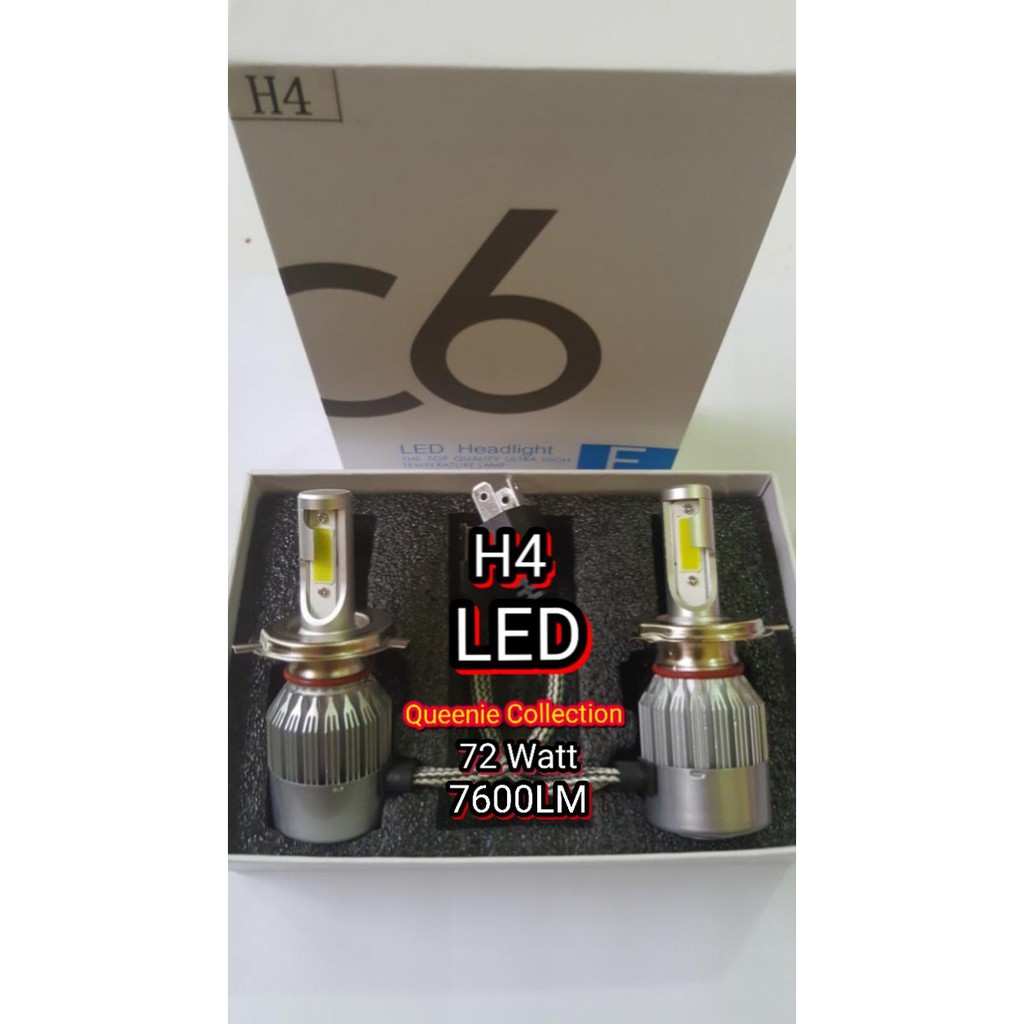CHEAP LAMPU LED MOBIL H4 COB C6 36WATT #6