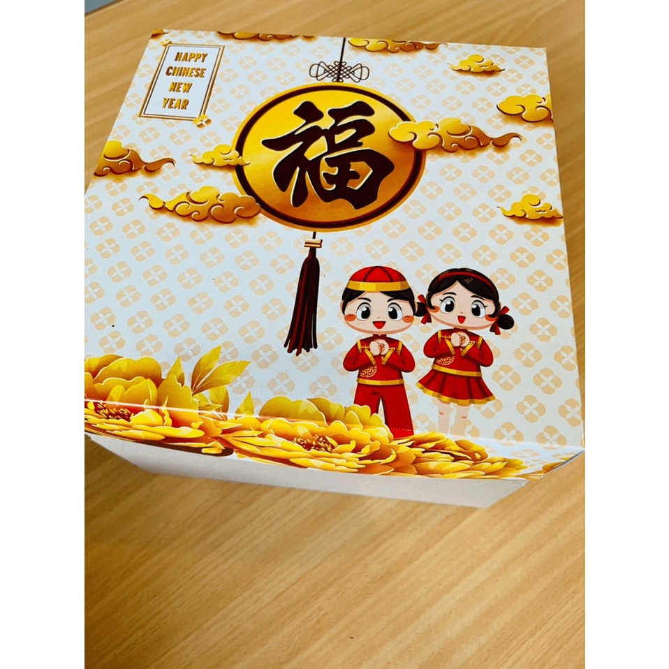

(5 Pcs) Dus Kue Bolu Kotak Packaging Hampers Imlek Sincia Kardus Cake Kue Lapis Chinese New Year Ukuran 30x30 cm