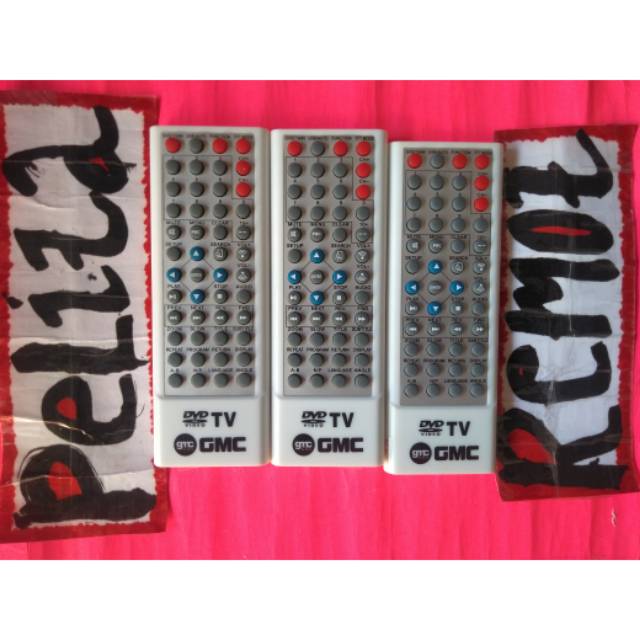Remot portable GMC DVD TV original terlengkap