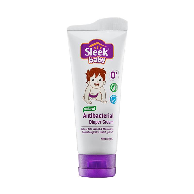 Sleek Baby Diaper Cream Anti Bacterial Cream Bayi 80gr Diaper Cream Tube