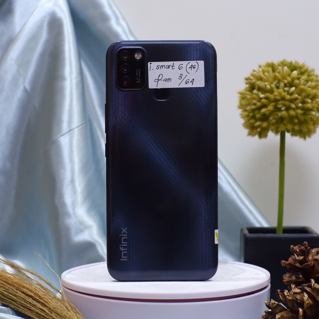 Infinix smart 6 Fullset - Hp second bekas