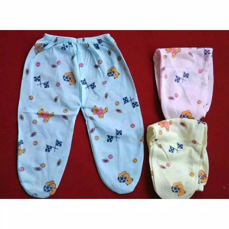 6 PCS CELANA PANJANG BAYI TUTUP KAKI