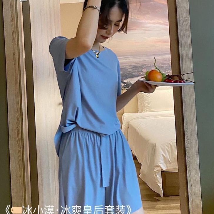 ♪ BAJU TIDUR WANITA PIYAMA WANITA PIYAMA PENDEK BAJU TIDUR PENDEK WANITA CELANA PENDEK WANITA PAKAIA