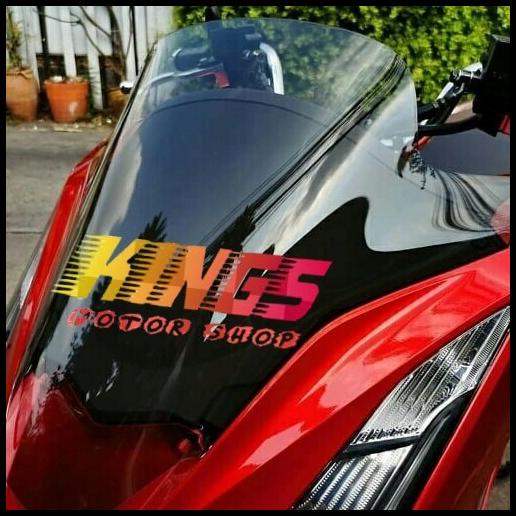 Windshield New Honda Pcx 160 Model Thailand - Bening Dan Smoke