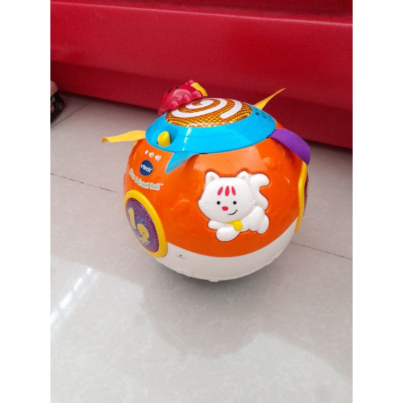 preloved mainan vtech crawling ball