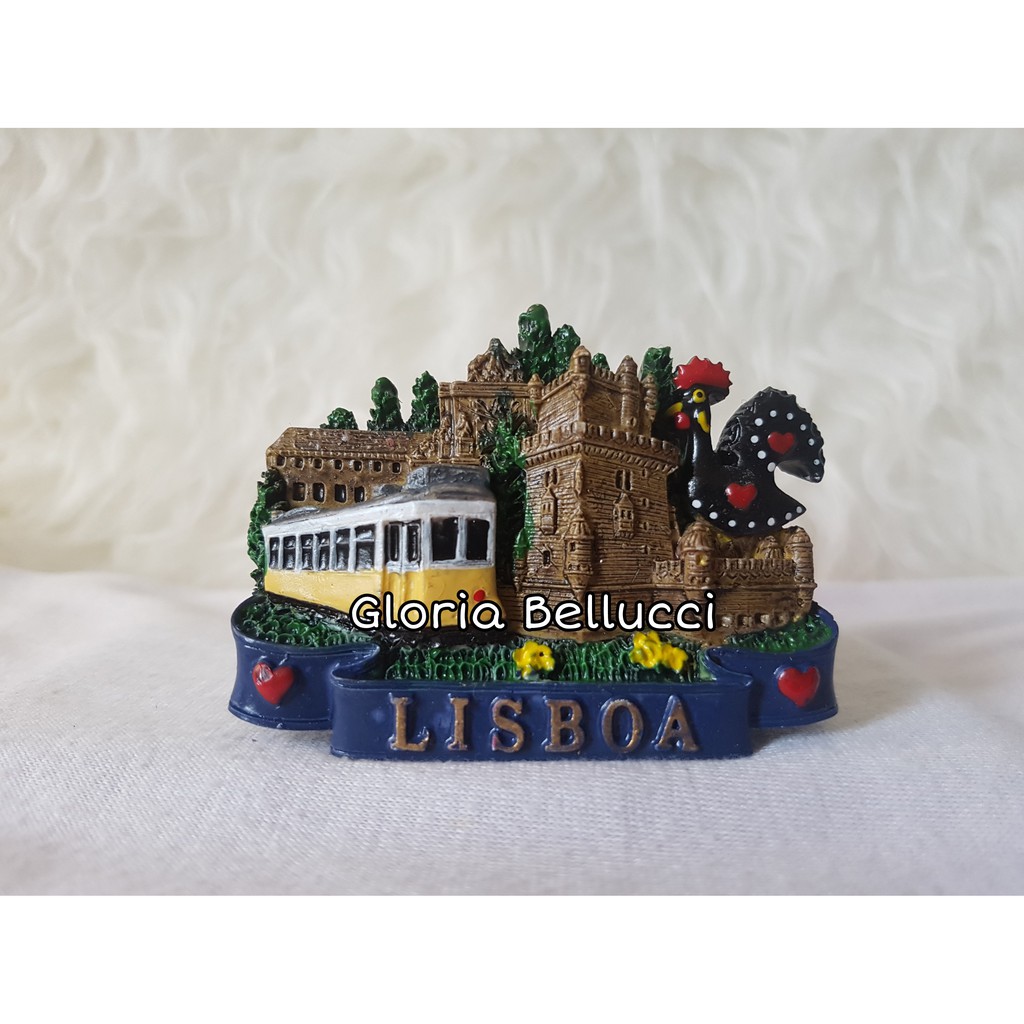 OLEH OLEH SOUVENIR TEMPELAN MAGNET KULKAS NEGARA PORTUGAL LISBOA EROPA