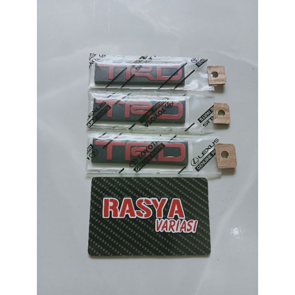 emblem grill TRD emblem tulisan TRD grill