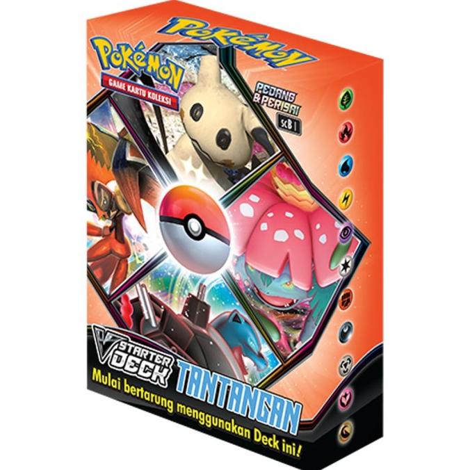 Kartu Pokemon TCG Seri 8 V Starter Deck Tantangan SCB1 Pedang Perisai