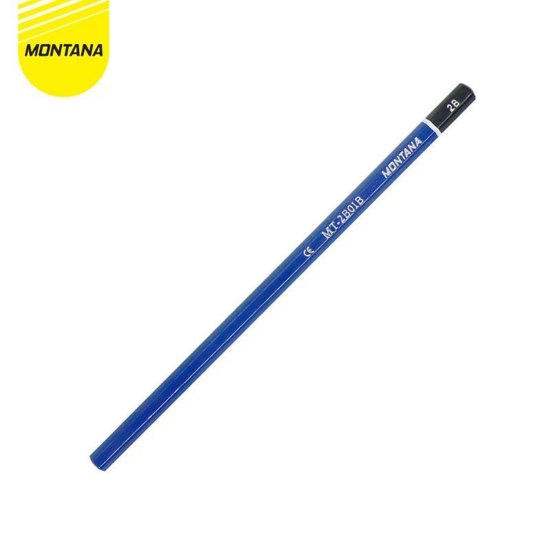 

Pensil 2B / Pensil 2B merk Montana/ Pensil Ujian Komputer 2B Montana (1pack 12Pcs).