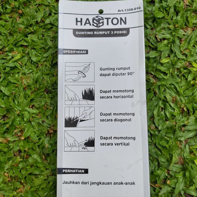 GUNTING RUMPUT Taman Tanaman 3POSISI Sabotan 3 Fungsi Posisi - HASSTON PROHEX 1350-010