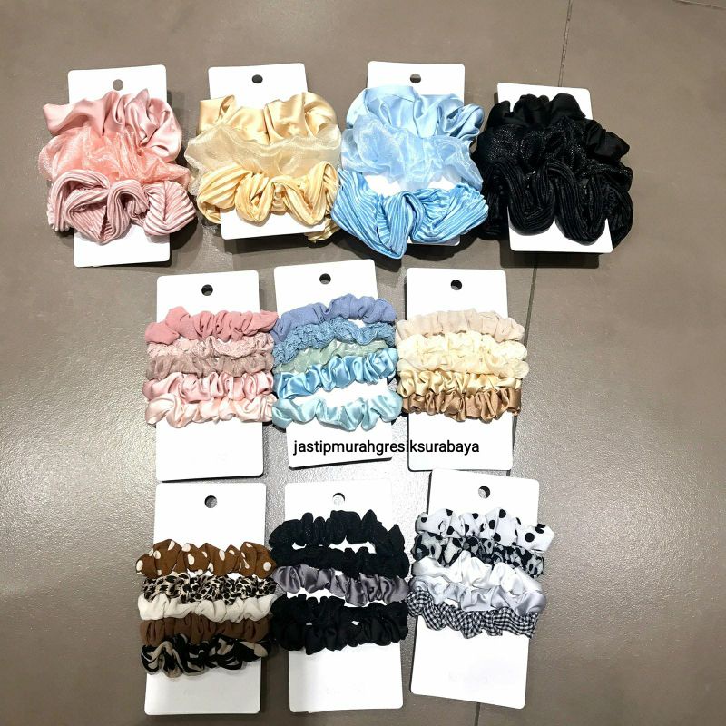 LITTLE HAIR TIE MINISO KUNCIR RAMBUT MINISO KARET RAMBUT MINISO COLORFULL HAIR TIE GRADIENT HAIR TIE