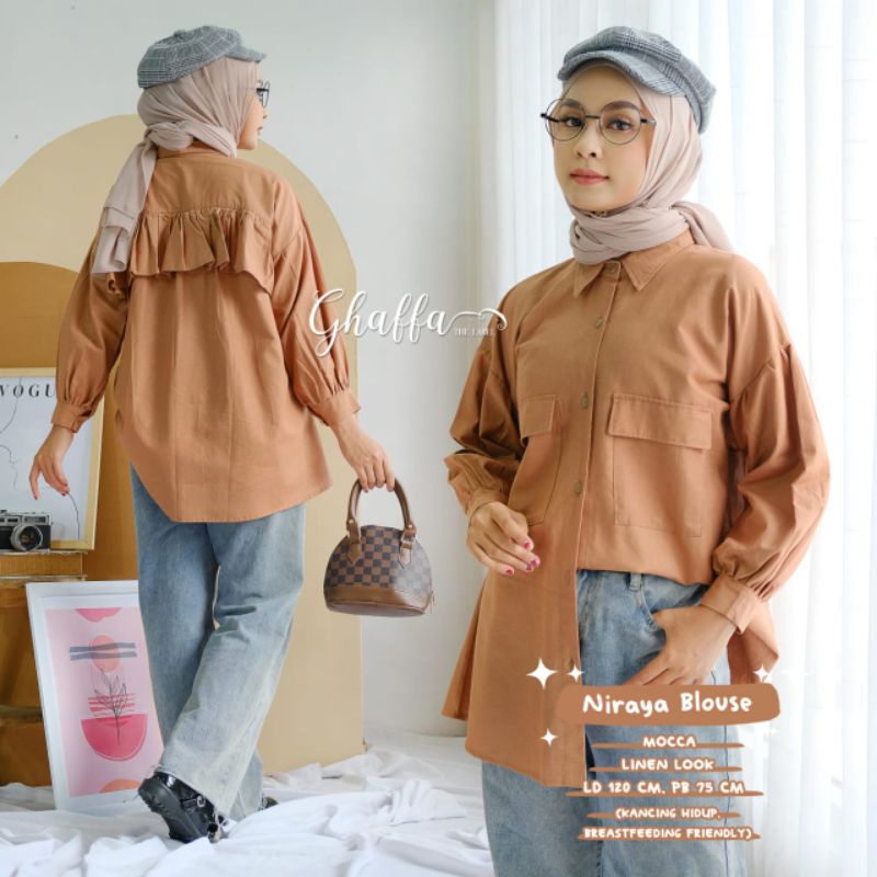 NIRIYA BLOUSE BY GHAFFA