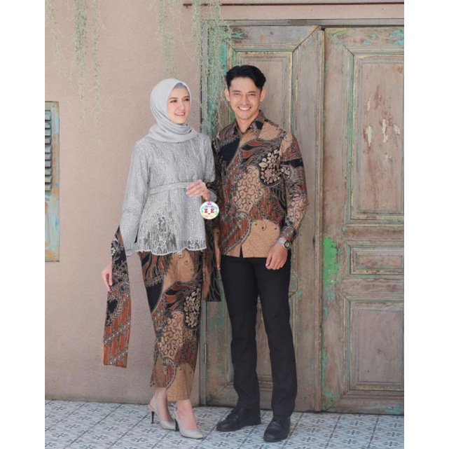 COUPLE BATIK TERBARU  Brukat Premium Sarimbit Batik kebaya batik Rnb Batik Couple Keluarga