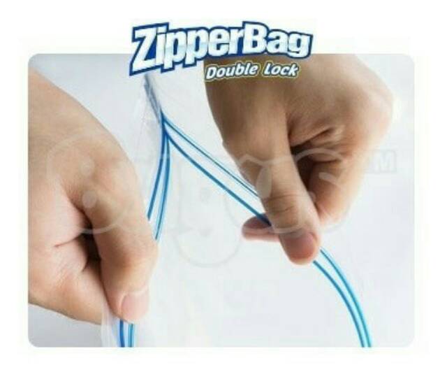 ECERAN Bagus Double Zipper Bag Plastik Makanan BPA Free Food Grade Penyimpan Zipperbag ECER Easy Slider Pouch bag Bagus Plastik Makanan