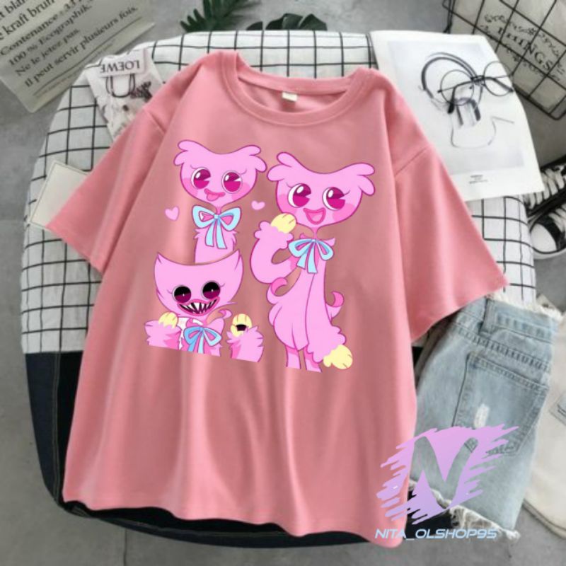 baju anak huggy wuggy kaos anak karakter lucu bahan premium