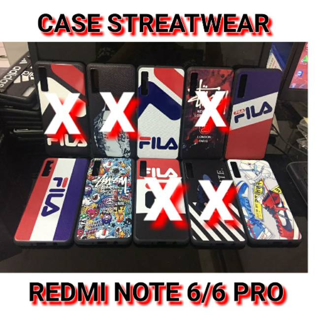 REDMI NOTE 6/6 PRO SOFTCASE KARAKTER STREATWEAR