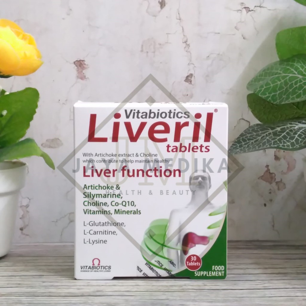 Liveril Isi 30 Tablet Untuk Kesehatan Fungsi Hati