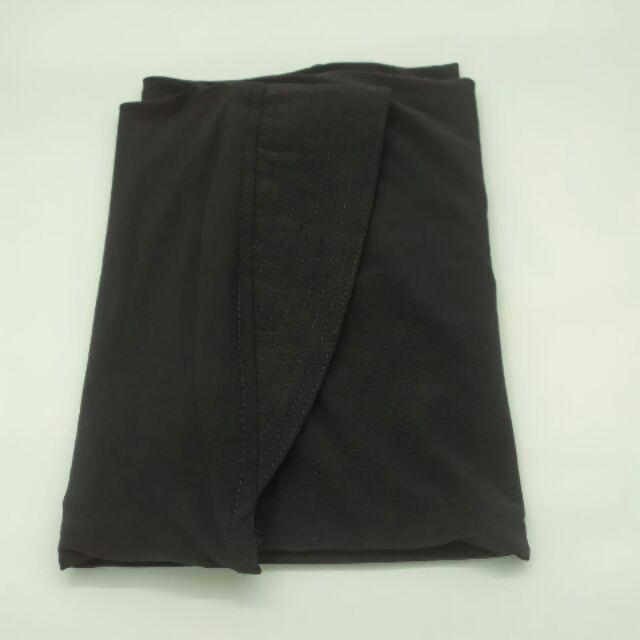 size L ZAHRA ANTEM WILLDA COLLECTION JILBAB KHIMAR KERUDUNG BERGO wilda-BLACK