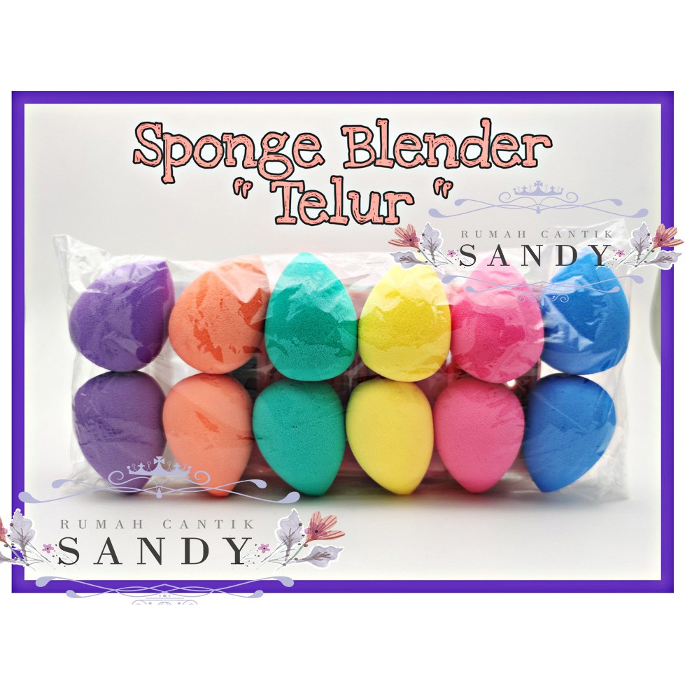 [ Model Telur ] SPONGE BLENDER ~ Busa / Spons Make Up