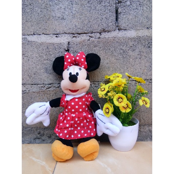 PROMO COD Boneka Mickey Mouse lucu 30 cm bahan velboa