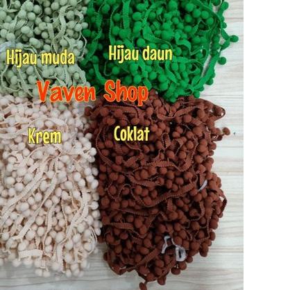 RENDA BASO / RENDA POMPOM