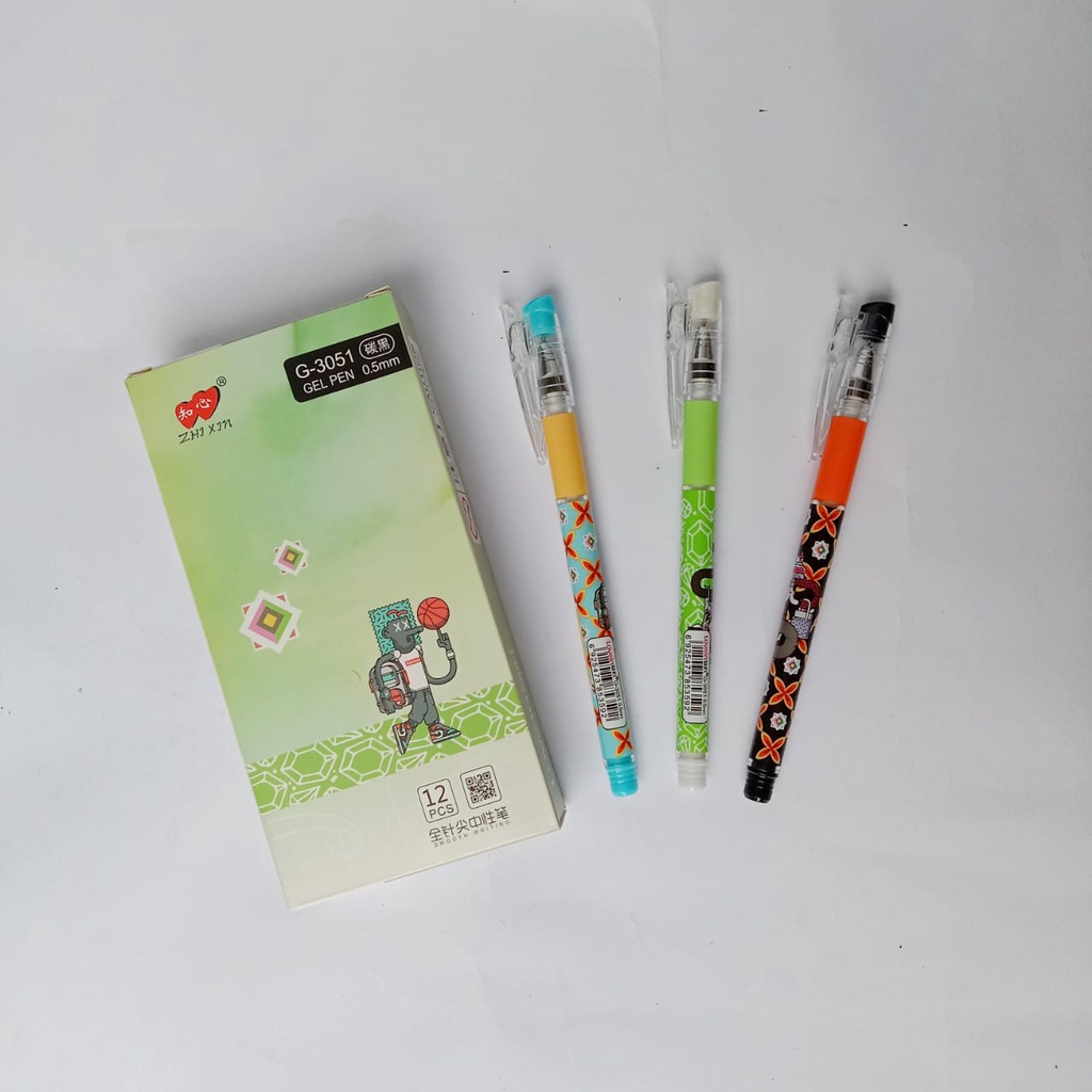

PULPEN ZHI XIN GEL PEN .5 mm G-3051 | ALHAZEN_BS