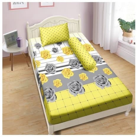 Sprei Lady Rose Yellow Rose 100x200