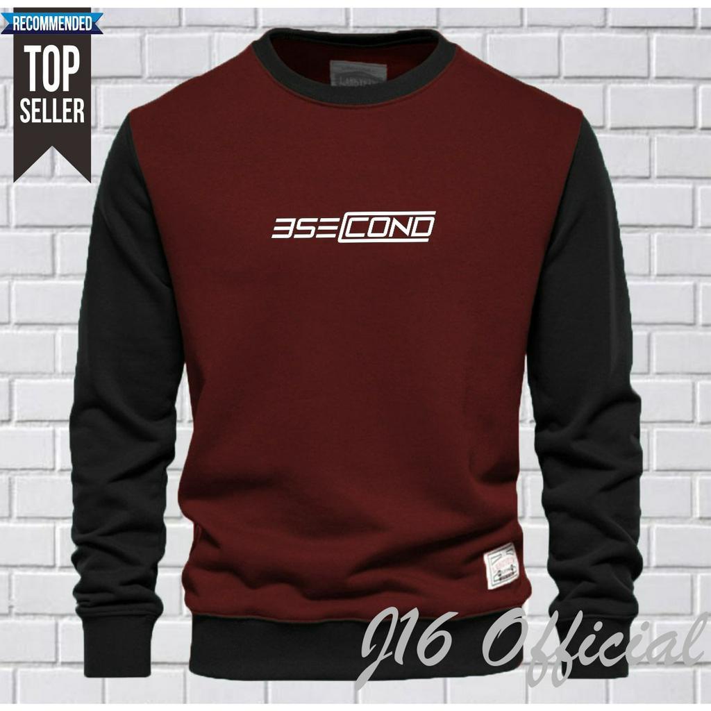 3ESCO CREWNECK Jaket Distro Sweater Oblong Pria Wanita FLEECE TEBAL PREMIUM