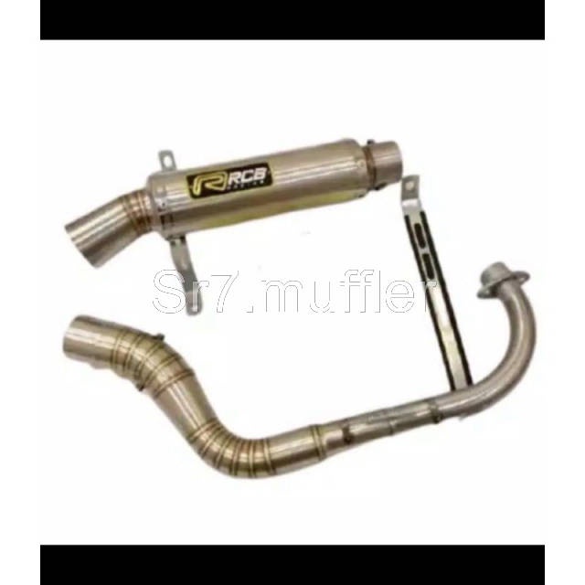 termurah terlaris knalpot racing rcb 25 cm inlet 50 mm matic beat 2021 vario 110 old led 125 150 sco