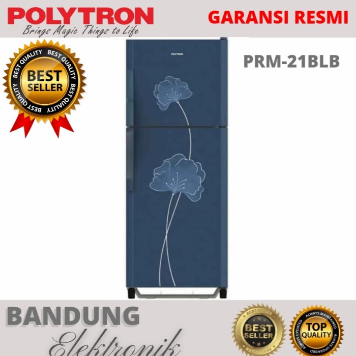 KULKAS POLYTRON PRM-21BLB / PRM21BLB , Kulkas 2 Pintu Polytron