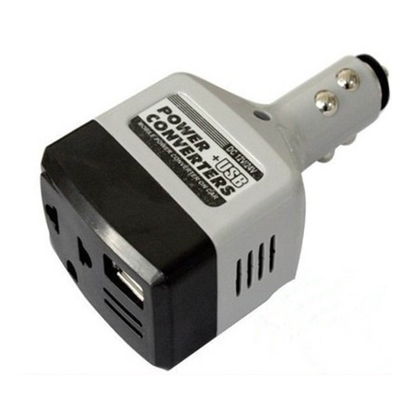 Power Inverter Converter USB DC 12V / 24V to AC 220V Untuk Mobil