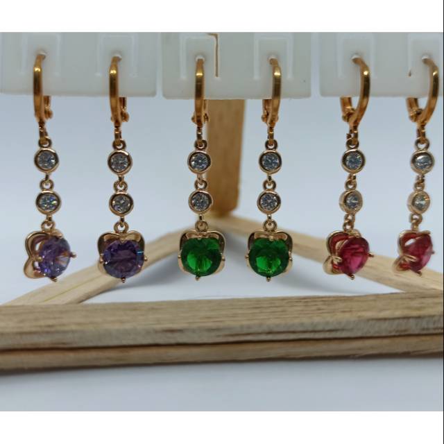 Anting xuping cantik panjang